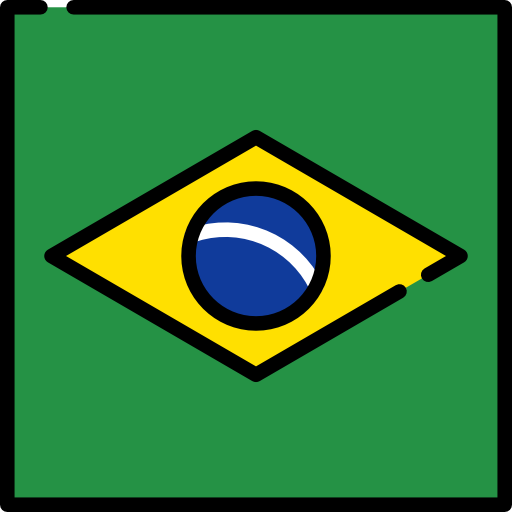 brasil Flags Square Ícone