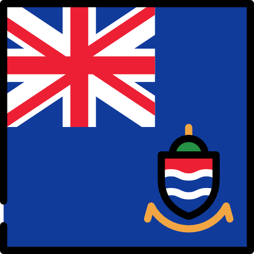 islas caimán Flags Square icono