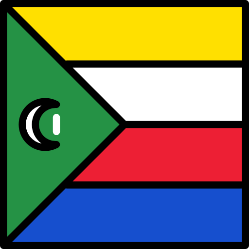 Коморские острова Flags Square иконка