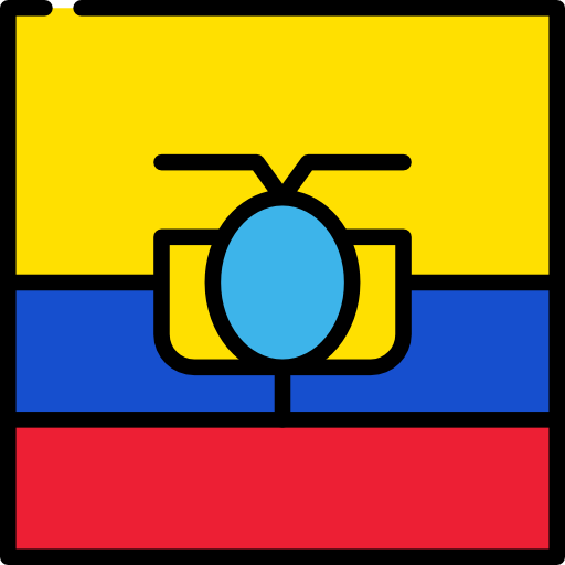 ecuador Flags Square icon