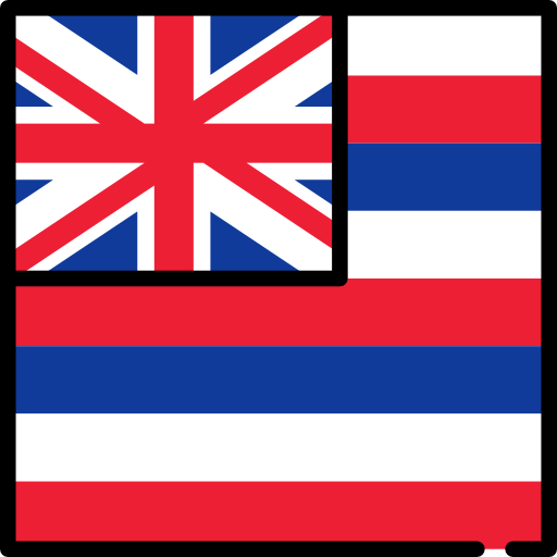 하와이 Flags Square icon
