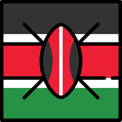 kenia Flags Square icono