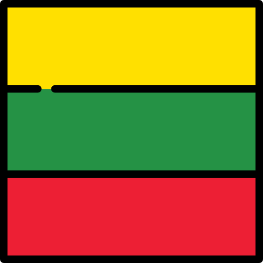 lituania Flags Square icona