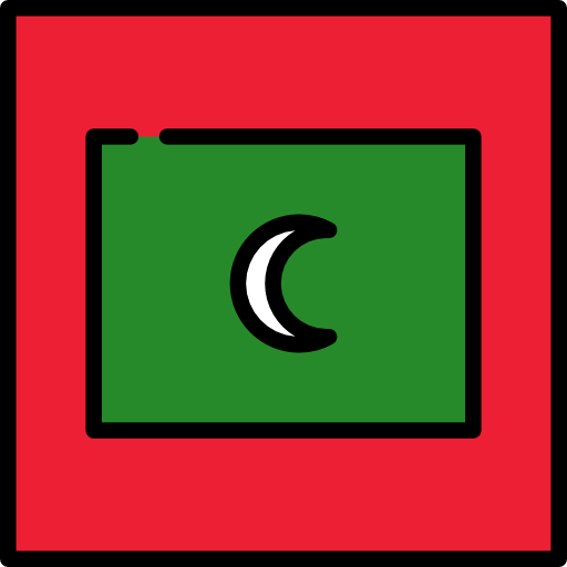 maldiven Flags Square icoon