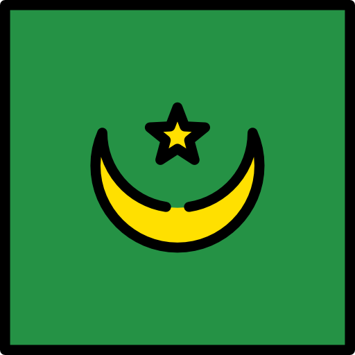 mauretanien Flags Square icon