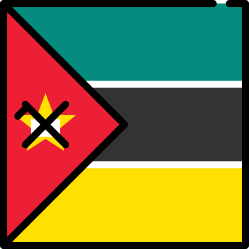 Mozambique Flags Square icon