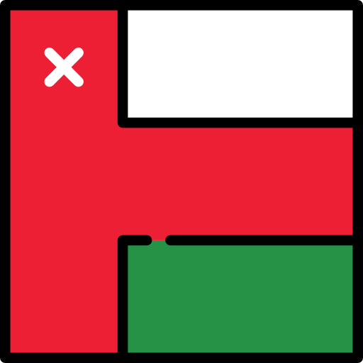 oman Flags Square icoon