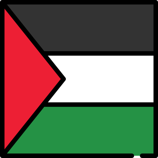 palestina Flags Square icona