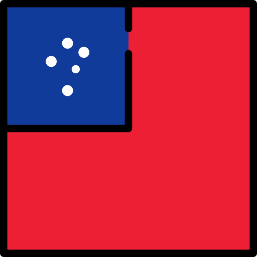 Samoa Flags Square icon