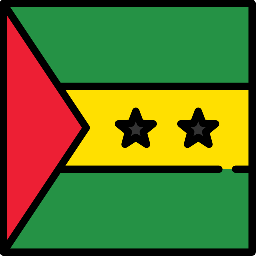 Sao tome and prince Flags Square icon