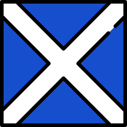 Écosse Flags Square Icône