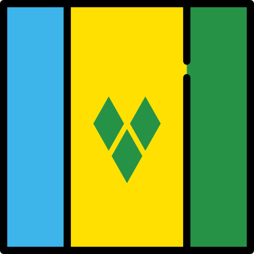 St vincent and the grenadines Flags Square icon