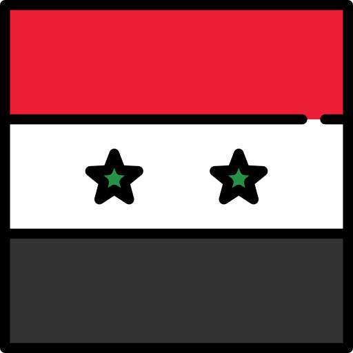 siria Flags Square icona