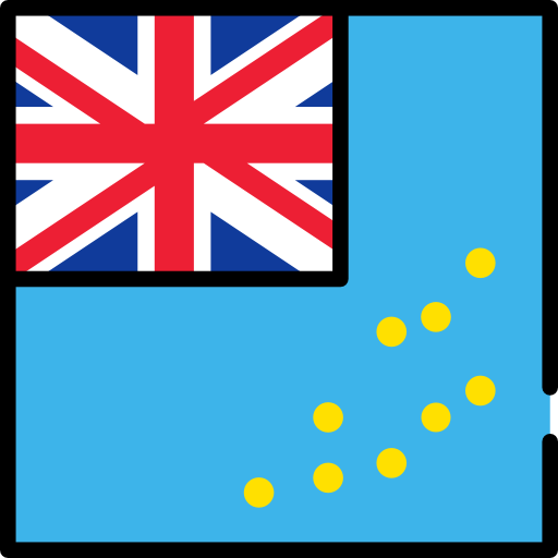 tuvalu Flags Square icono