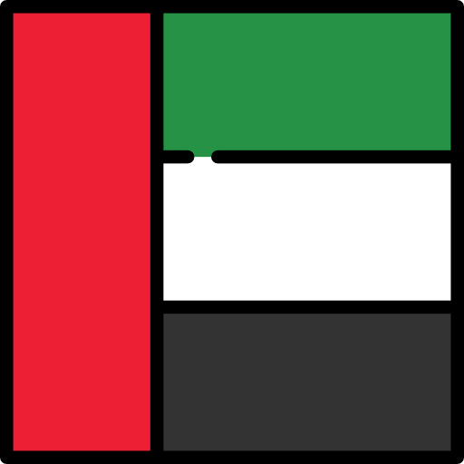 emirats arabes unis Flags Square Icône