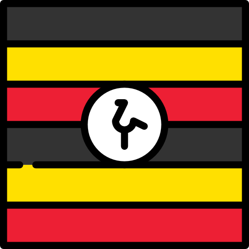 uganda Flags Square icono