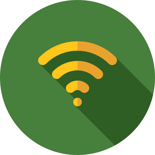 wi-fi Flat Circular Flat иконка