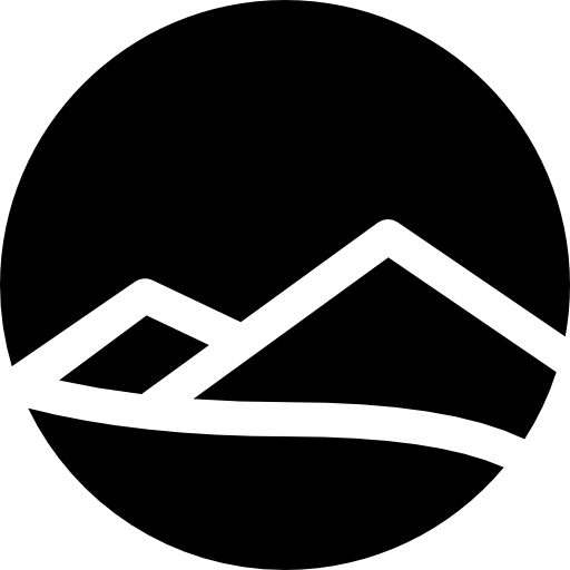 Mountains Basic Rounded Filled icon