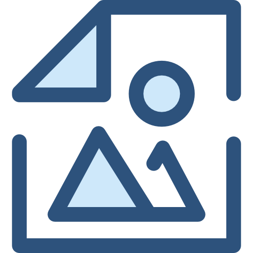 Image Monochrome Blue icon