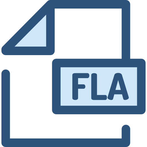 Fla Monochrome Blue icon