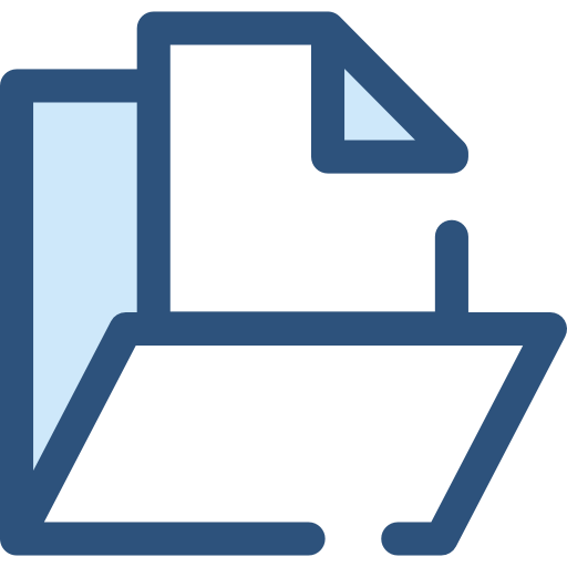 Папка Monochrome Blue иконка