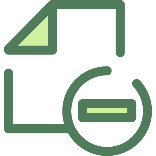 ファイル Monochrome Green icon