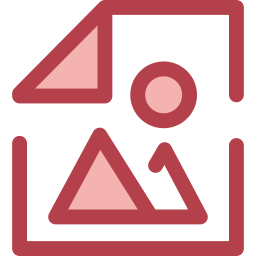 Image Monochrome Red icon