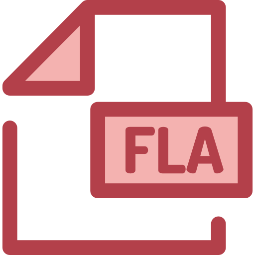 fla Monochrome Red icon