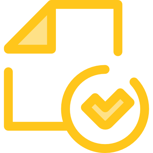 ファイル Monochrome Yellow icon