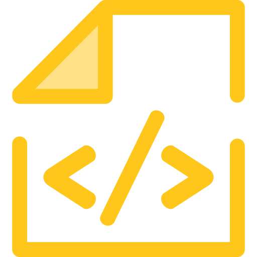 파일 Monochrome Yellow icon