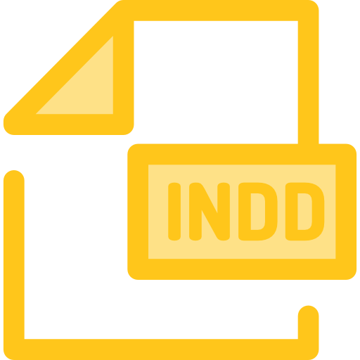 indd Monochrome Yellow icon
