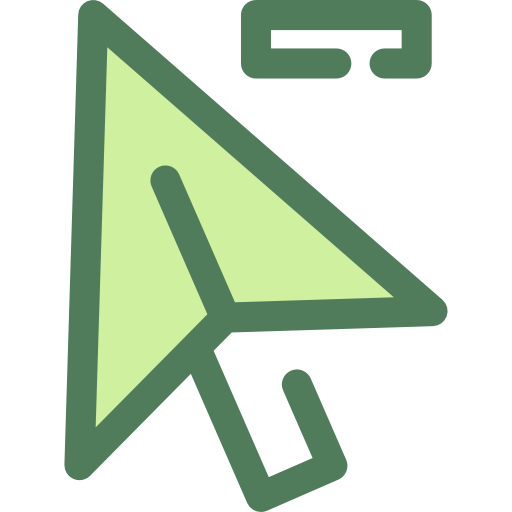 cursor Monochrome Green Ícone
