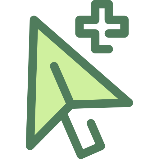cursor Monochrome Green icoon