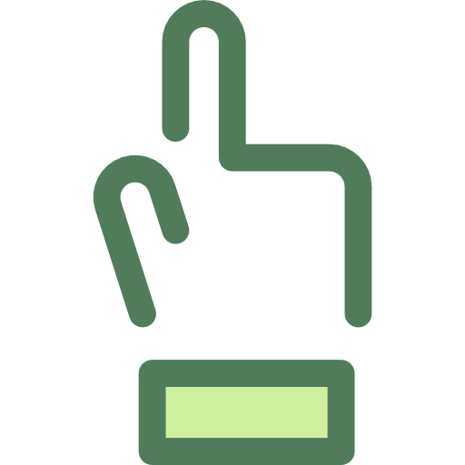 Pointer Monochrome Green icon