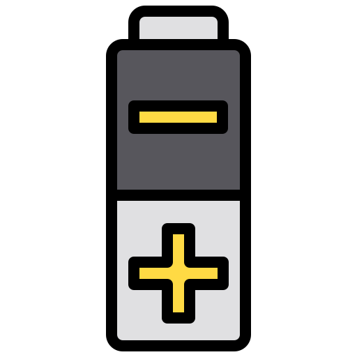 batterie xnimrodx Lineal Color Icône