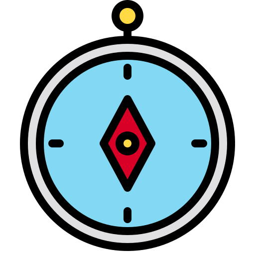 kompas xnimrodx Lineal Color ikona