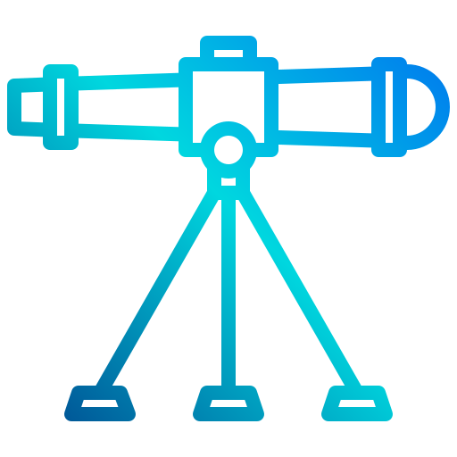 망원경 xnimrodx Lineal Gradient icon