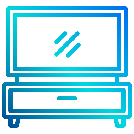 mesa de televisión xnimrodx Lineal Gradient icono