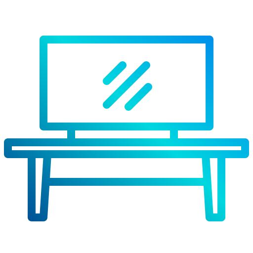 mesa de televisión xnimrodx Lineal Gradient icono