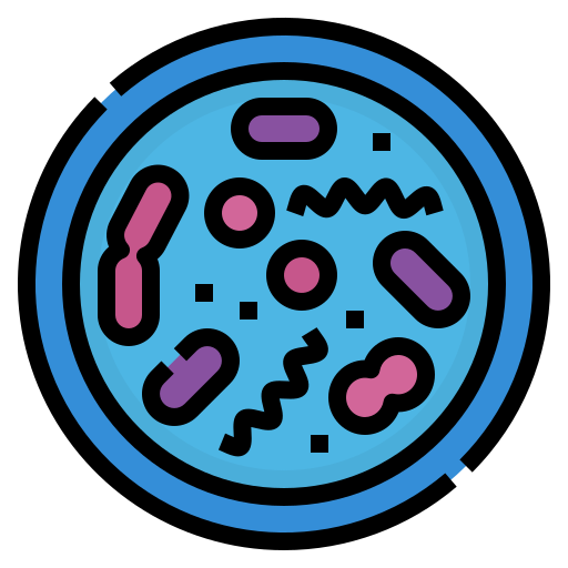 細菌 Aphiradee (monkik) Lineal Color icon