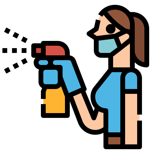 Cleaning Aphiradee (monkik) Lineal Color icon
