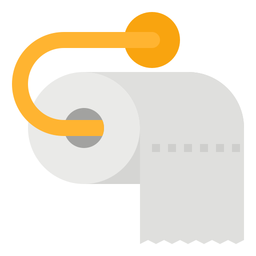papier toaletowy Aphiradee (monkik) Flat ikona