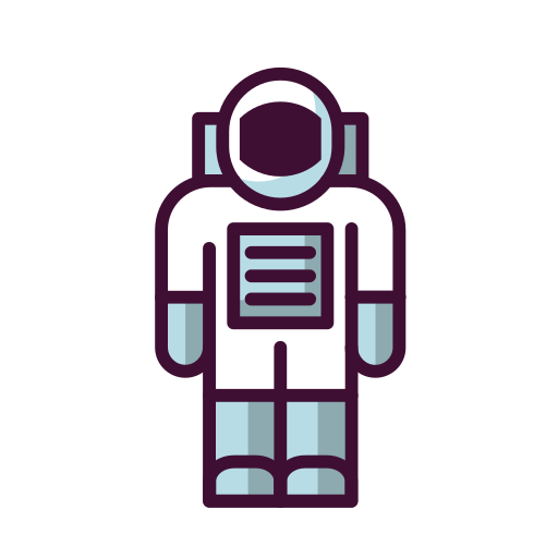 astronauta Generic Outline Color icono