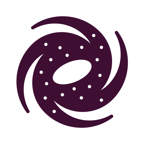 galaxia espiral Generic Outline Color icono