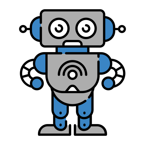 robot Generic Outline Color icono