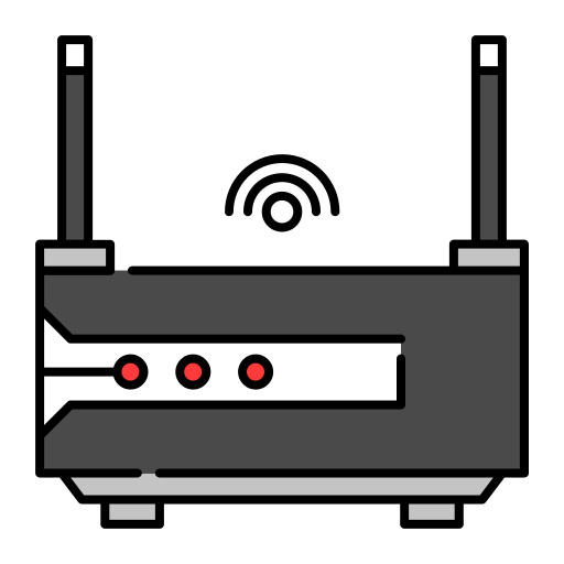 router Generic Outline Color icoon