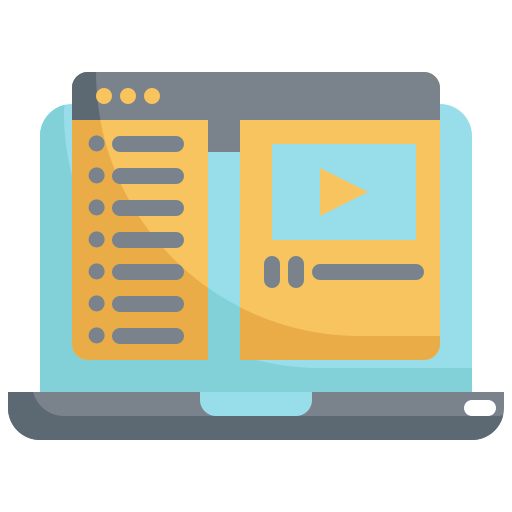 Online course Generic Flat icon