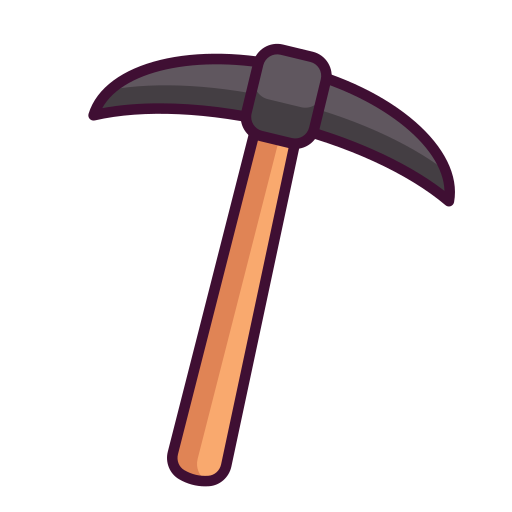 Pickaxe Generic Outline Color icon