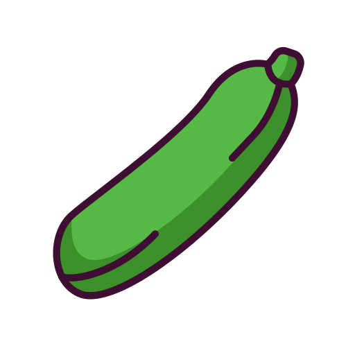 courgette Generic Outline Color icoon