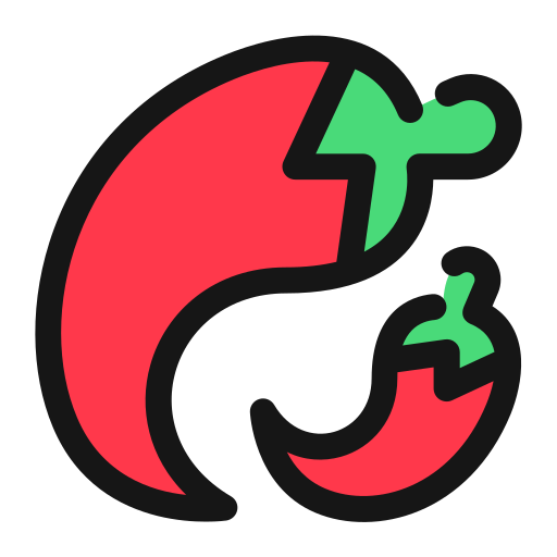 Chili Generic Outline Color icon